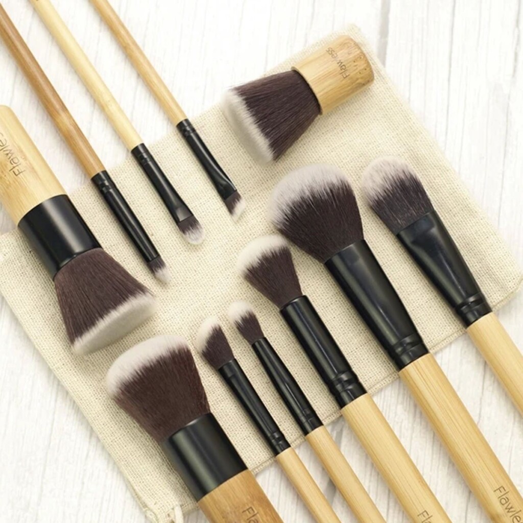 Flawless 11 Piece Bamboo Makeup Brush Set  Peace With The Wild