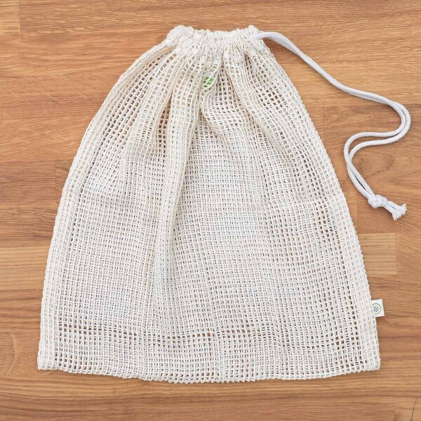 Organic Cotton Net Produce Bags - 3 Pack