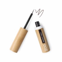 Zao Dark Brown Liquid Eyeliner And Wand