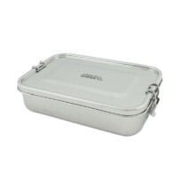 Large Rectangle Stainless Steel Lunch Box - Leak Resistant