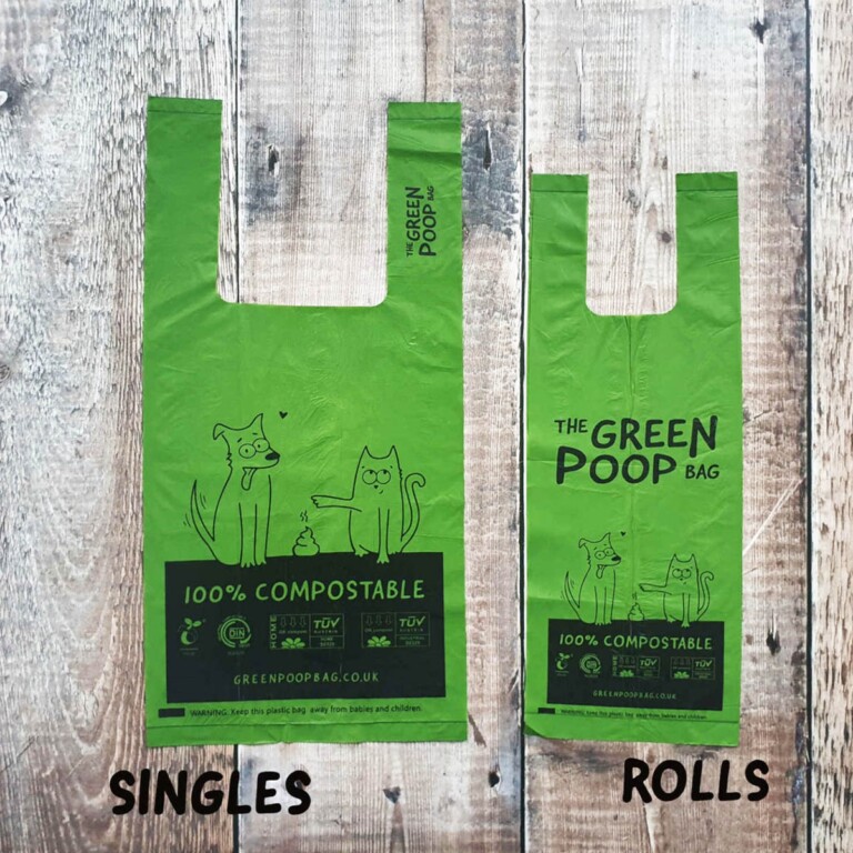 The Green Poop Bag 100 Compostable Dog Poop Bags 15 bags