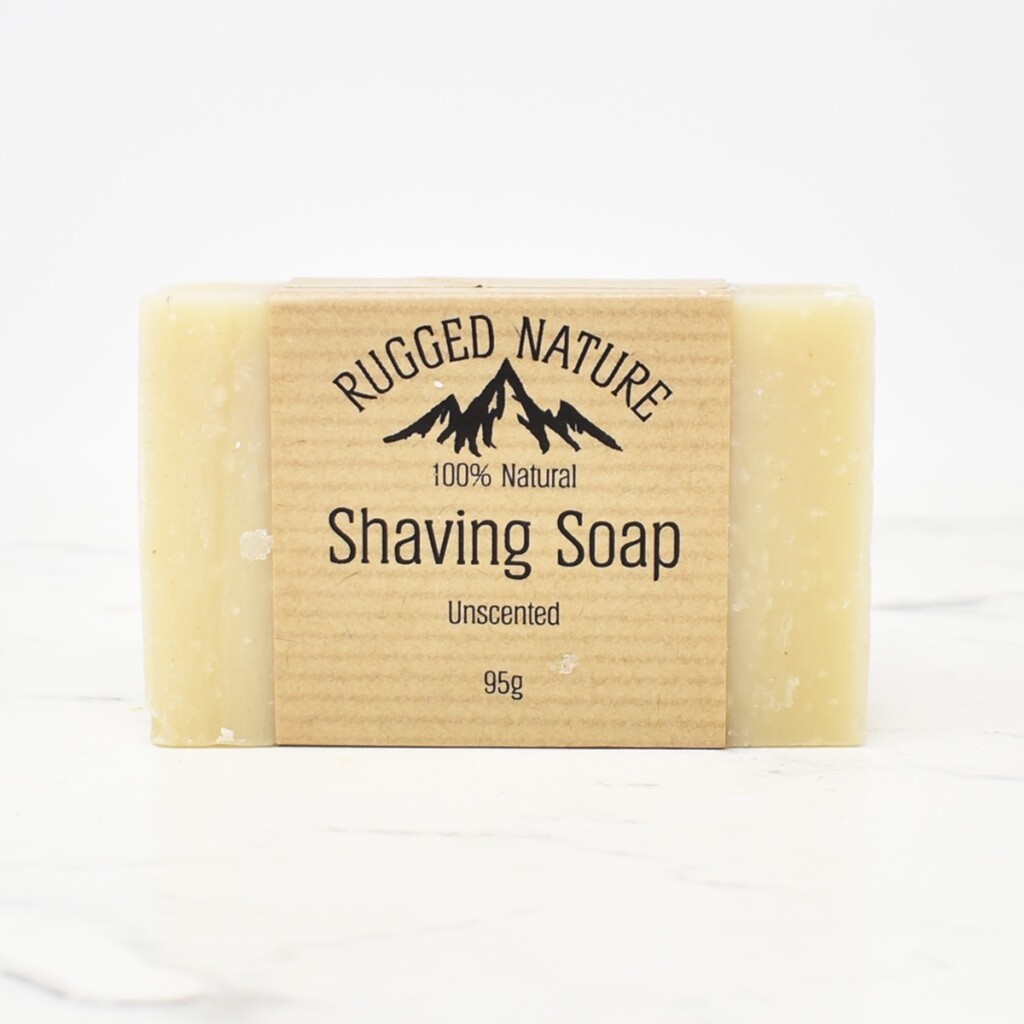 Rugged Nature Natural Shave Soap - Unscented 95g