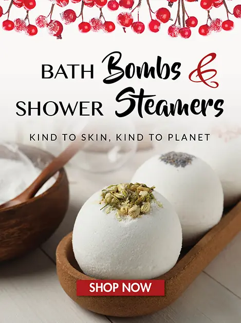 BATH BOMBS mobile banner