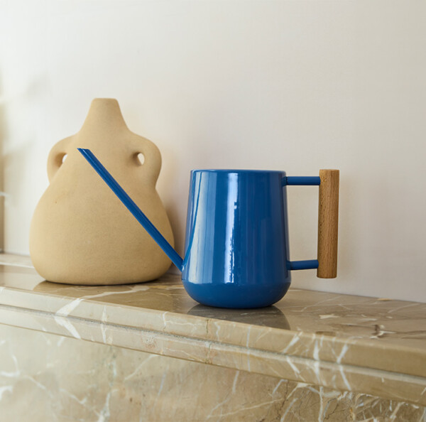 Plastic Free Indoor Watering Can - Cotswold Blue - Image 2