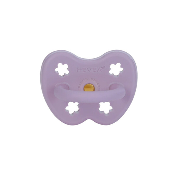 Flower Natural Rubber Pacifier - Lavender 3-36 Months